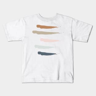 colorful paint smudges Kids T-Shirt